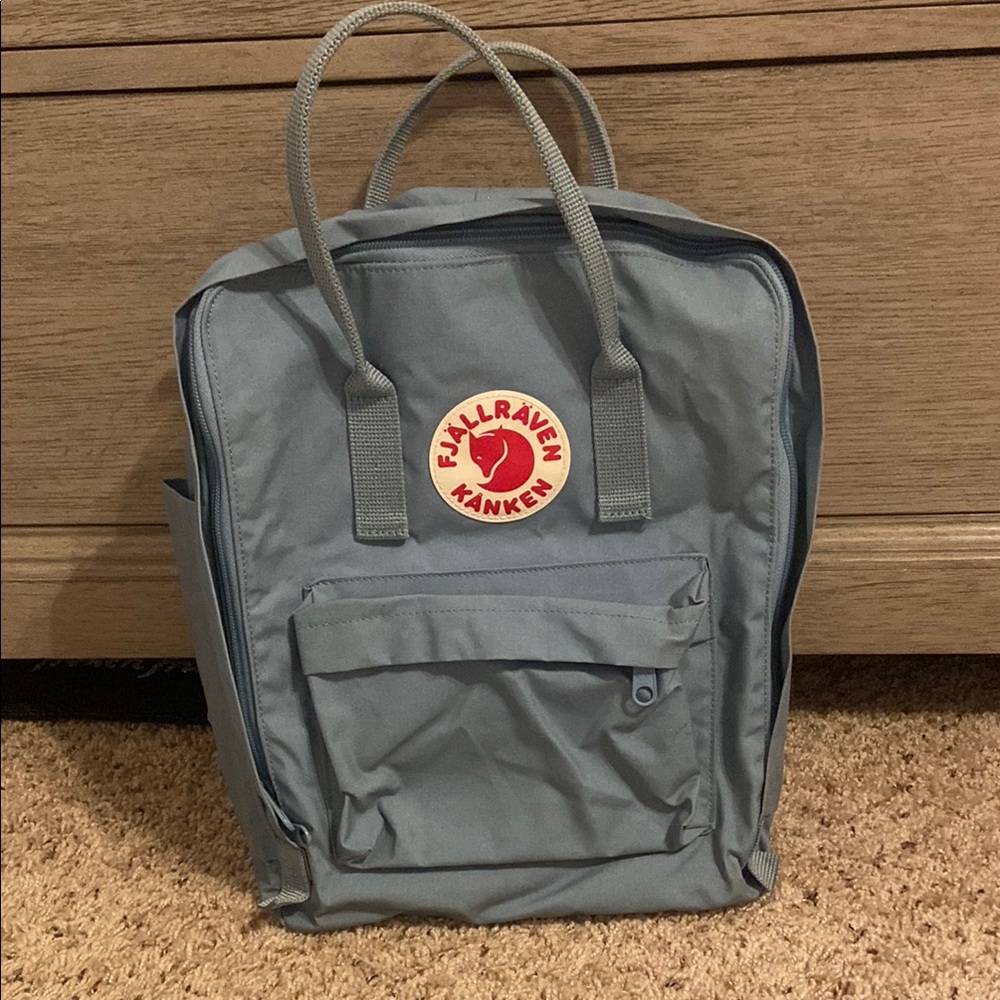 Fjallraven Blue Backpack Iconic Design